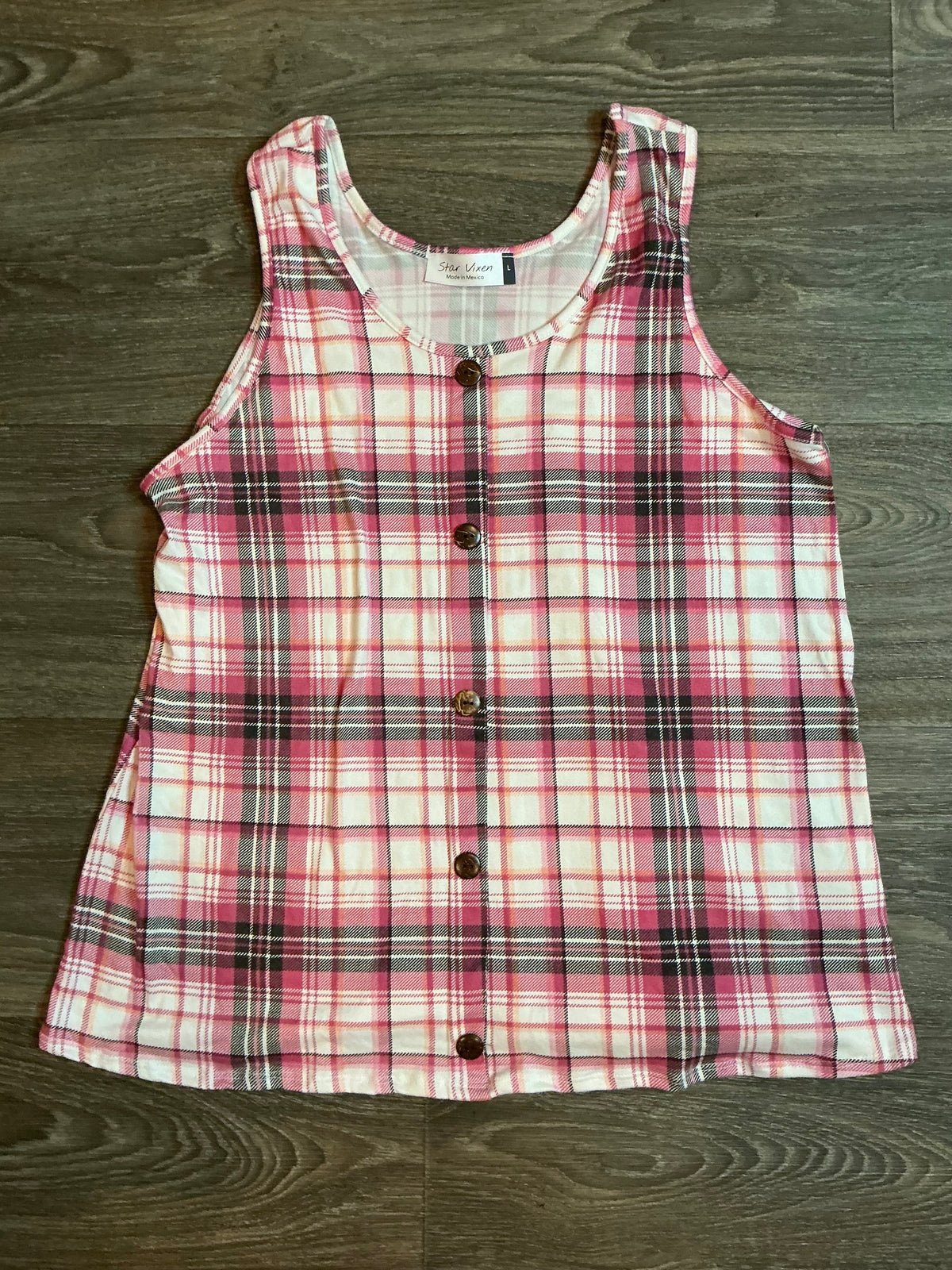 Large Tank Top - Plaid