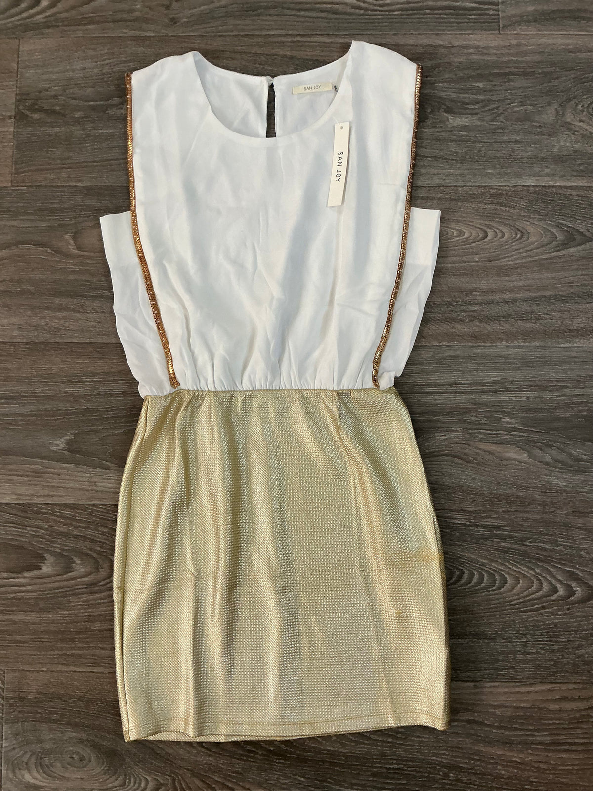 Small Dress - White/Gold