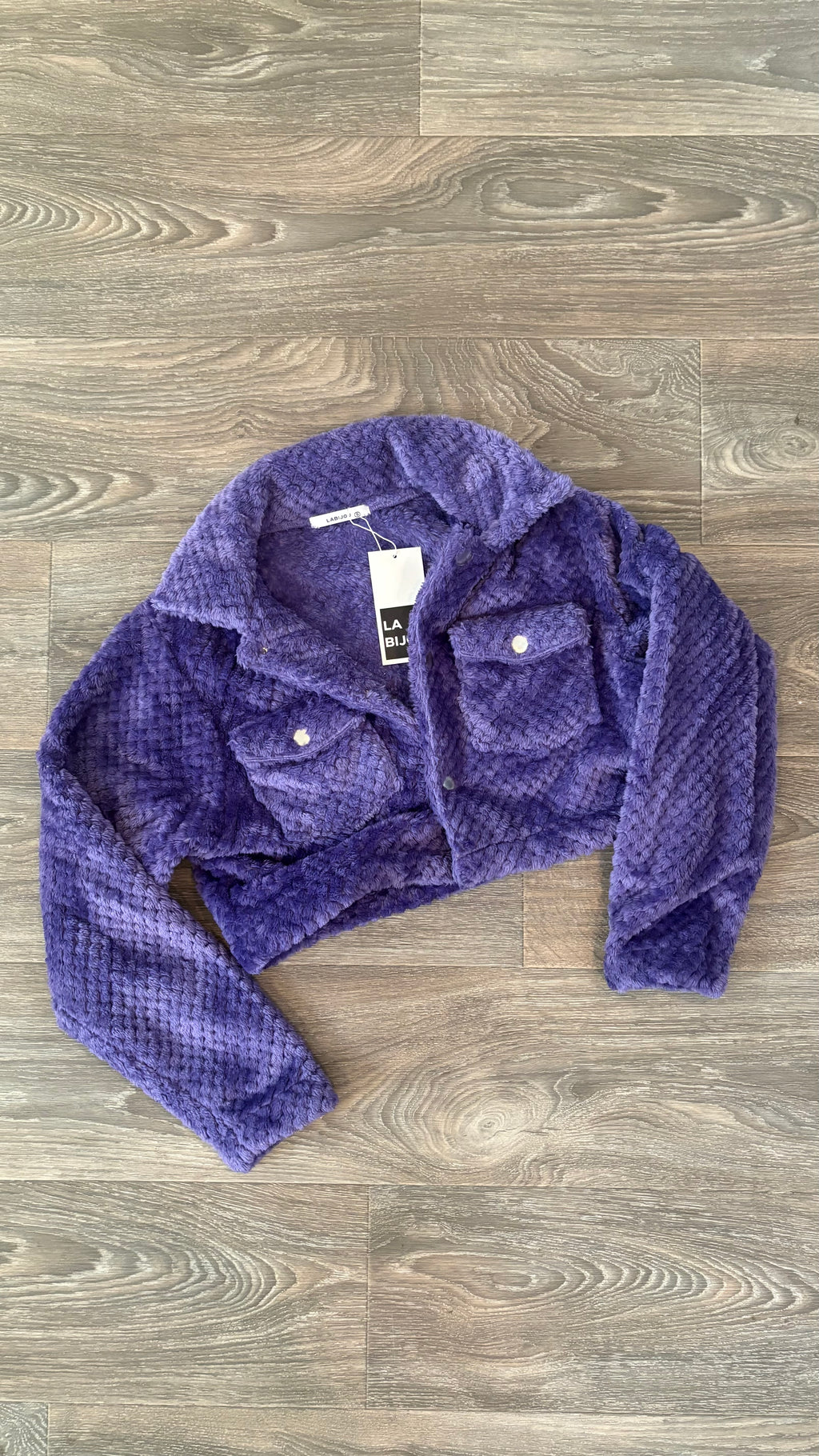 Small Crop Jacket - Purple