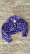 Small Crop Jacket - Purple
