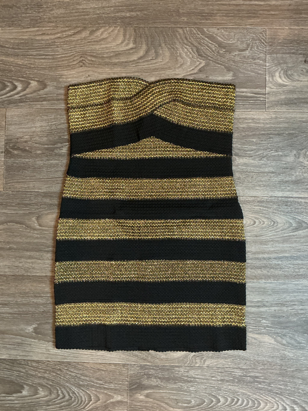Large Dress - Gold Black