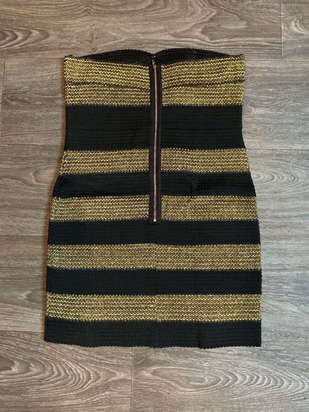 Large Dress - Gold Black