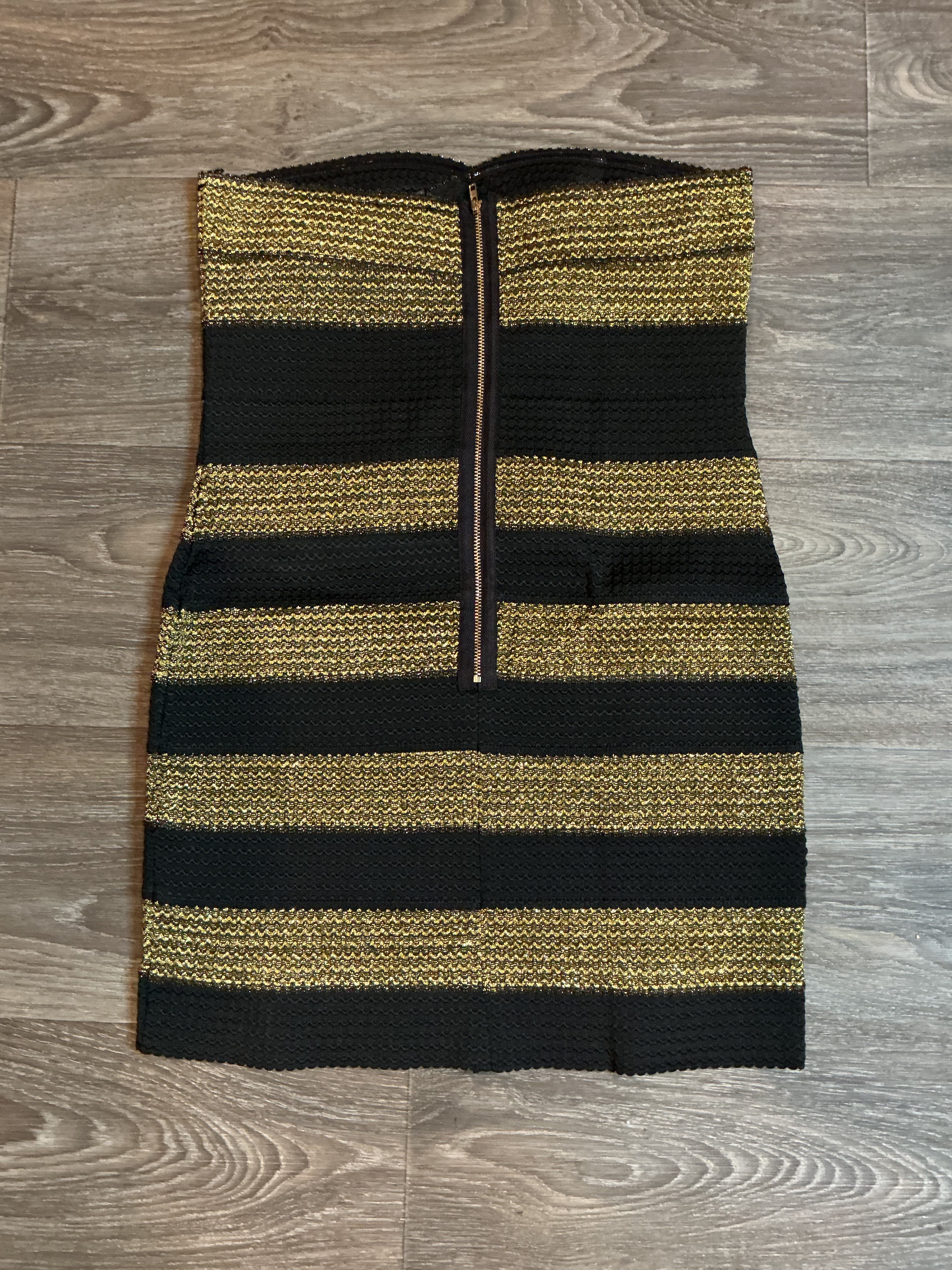 Large Dress - Gold Black