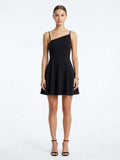 Medium Dress Thigh High - Black